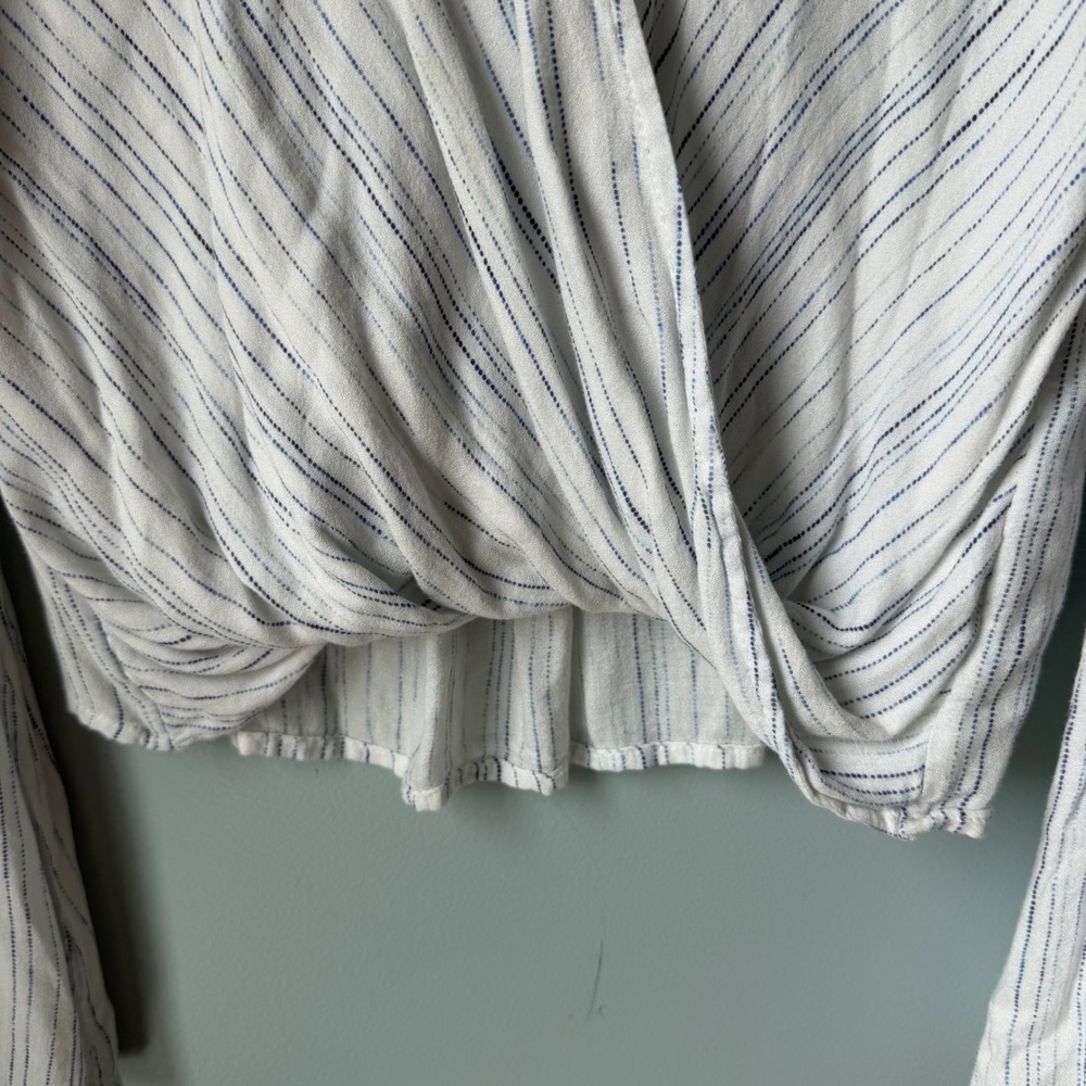 The Jetset Diaries TJD Blouse Long Sleeve Rayon Blouson Airy Lightweight Small - Picture 5 of 15